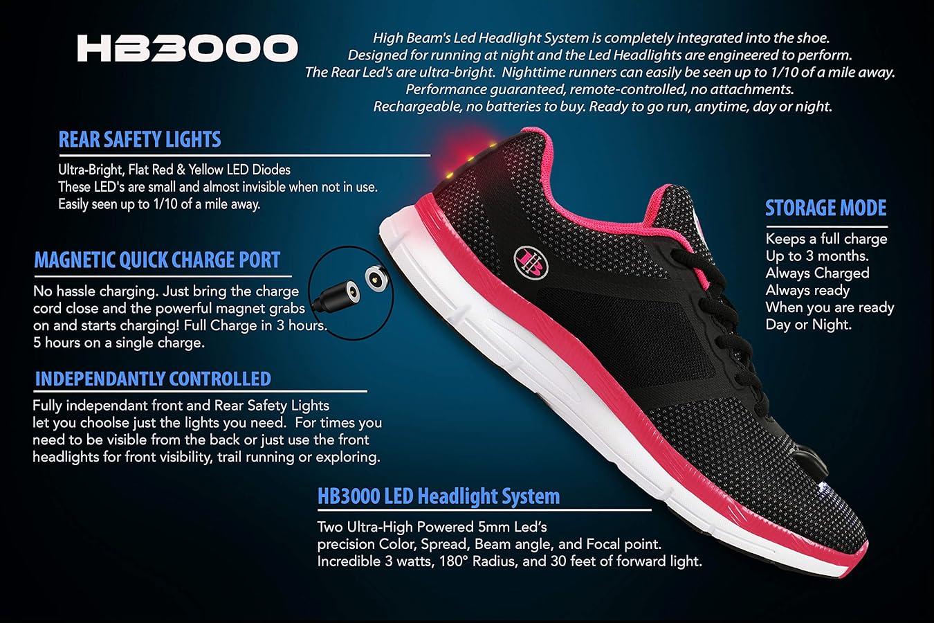 High Beam Women's Night Runner Shoes