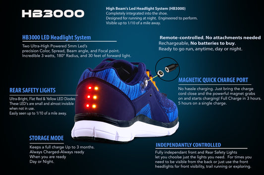High Beam Men's Night Runner Shoes